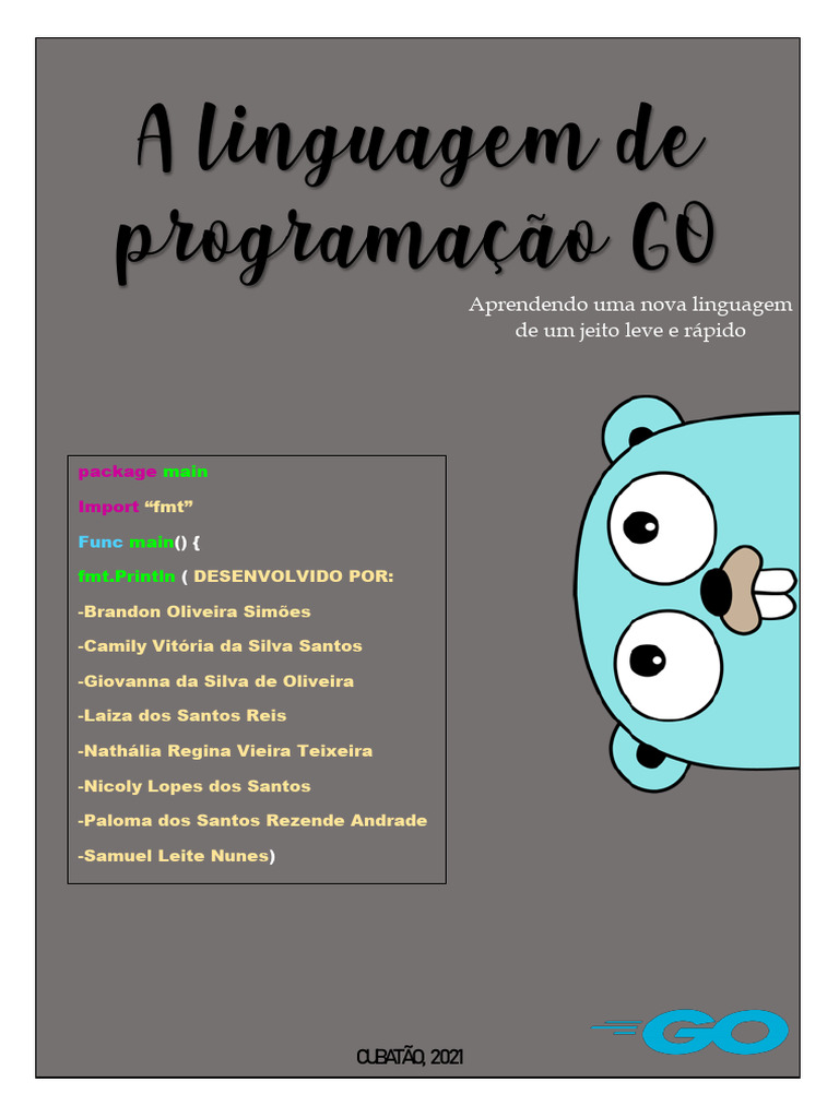 A Linguagem de Programacao GO | PDF | Linguagem de programação | Compilador