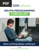 SOLID Delphi Programming Checklist