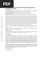 Face-To-Face Co-Located Human-Human Social Interaction Analysis Using Nonverbal Cues - A Survey