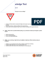 NT Class-C-Knowledge-Test