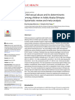 Child Sexual Abuse and Its Determinants Among Chil