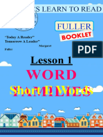 Lesson 1 - e Fuller
