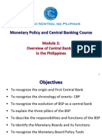 Module 2 Central Banking in The Philippines History Functions Administration