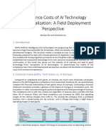 Compliance Costs of AI Technology Commercialization: A Field Deployment Perspective