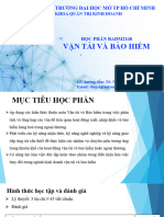 Vận Tải Và Bảo Hiểm: Trường Đại Học Mở Tp Hồ Chí Minh