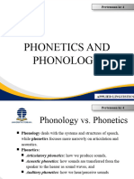 4 - Phonetics and Phonology