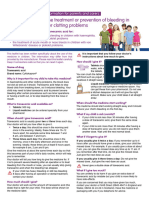 Tranexamic Acid For Bleeding in Clotting Problems 1