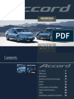 Honda Accord Press Release 2011
