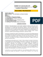 Module 1 The Teaching Profession