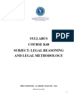 1 Syllabus - de cuong chi tiet mon hoc Legal Reasoning.docx