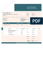 Sales Invoice Simple Design