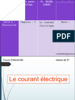 Le Courant Electrique Continu Cours PPT 2 Le Sens Du Courant