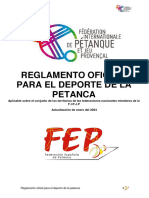 Reglamento Oficial para El Deporte de La Petanca FEP 2024 WEB