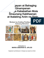 Ugnayan at Bahaging Ginampanan NG Mga Kababaihan Mula Sa Sinaunang Kabihasnan