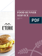 Food-Runner-Service Eterie SOP