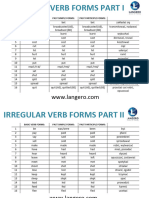 LANGERO-Irregular-verb-forms-list