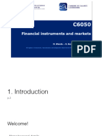 Financial Instruments and Markets