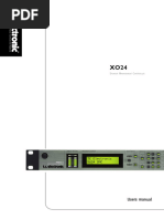 Manual de Usuario TC Electronic XO24