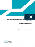Guide Péripédagogique - Guide Certification CCBO