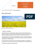 Biocarburant : différentes générations pour produire du bioéthanol, biodiesel copie