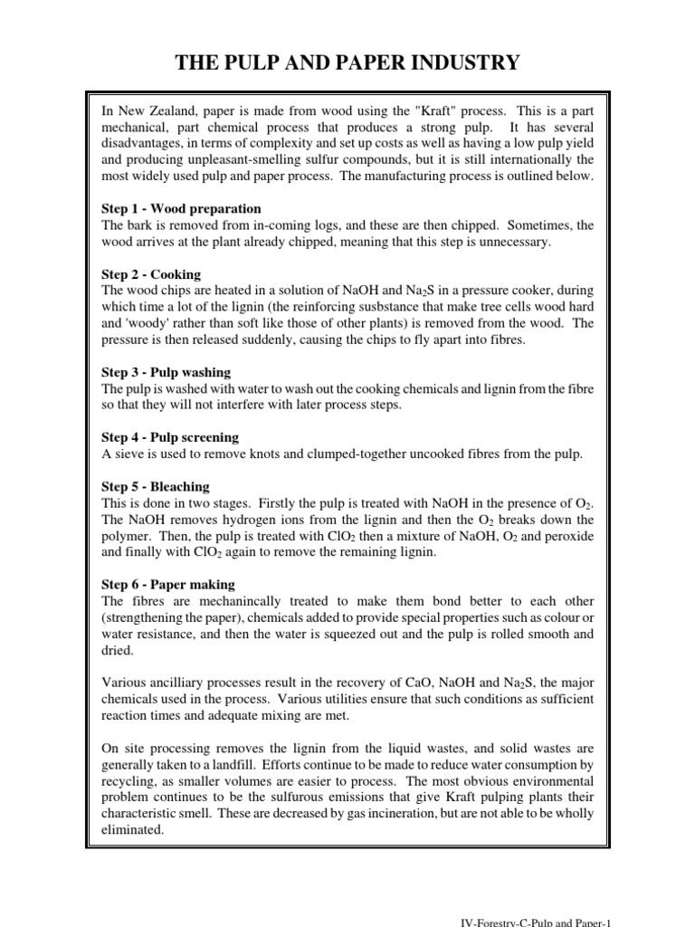Pulp and Paper Industry. | PDF | Pulp (Paper) | Paper