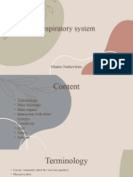 Respiratory System