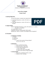 Lesson Plan English 2 CVC