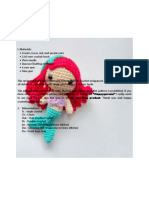 Mermaid Amigurumi PDF Pattern