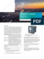 Siprotec 6md85 Profile