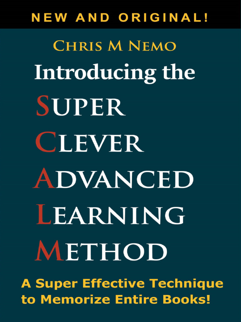 Clever Advanced Learning Method (SCALM) | PDF | Memory | Concept