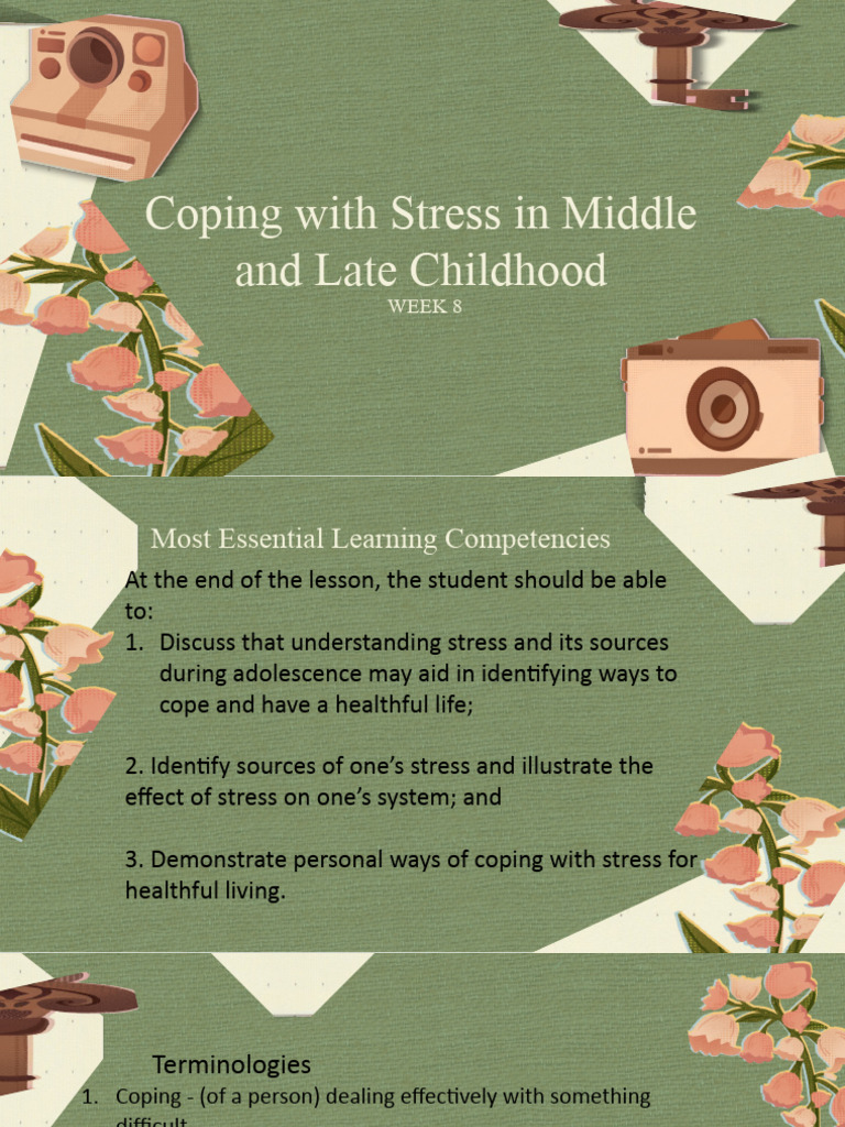 Week8 PDPR | PDF | Stress (Biology) | Anxiety