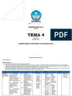 Silabus Kelas 3 Tema 4