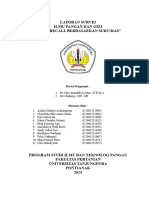 Laporan Praktikum Ilmu Pangan Dan Gizi Kelompok 2