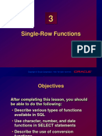 3 Single Row Functions
