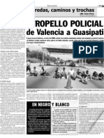 Atropello Policial de Valencia A Guasipati