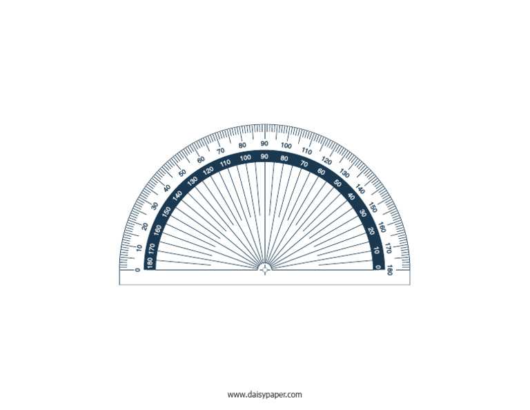 Printable Protractor PDF PDF