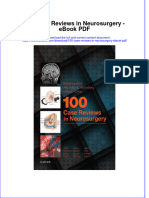 Download ebook 100 Case Reviews In Neurosurgery Pdf full chapter pdf