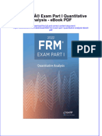 Ebook 2022 FRM Exam Part I Quantitative Analysis PDF Full Chapter PDF