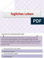 Tagliches Leben