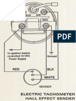 Electric Tacómetro (Hall Effect Sender)