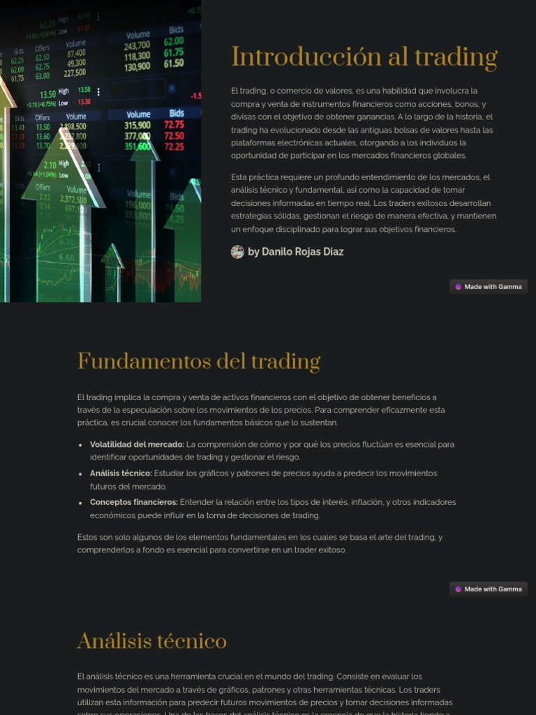 Guía Completa para el Trading Exitoso | PDF | Comerciante (Finanzas ...