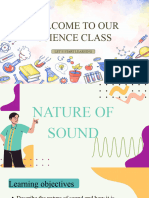 Nature of Sound - Grade8