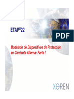 Modelado de Dispositivos de Proteccion en CA - Parte I - ETAP 22.0.2