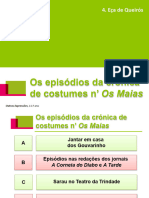 Oexp11 PPT Episodios Cronica Costumes Os Maias