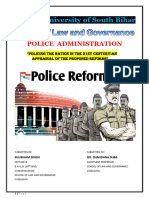 Police Administration Assignment