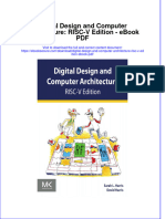 Ebook Digital Design and Computer Architecture Risc V Edition PDF Full Chapter PDF