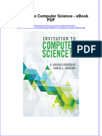 Ebook Invitation To Computer Science PDF Full Chapter PDF