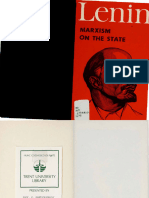 V.I. Lenin - Marxism On The State - Preparatory Material For The Book - The State and Revolution-Progress (1972)