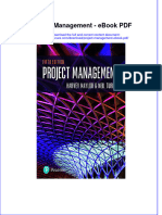 Download ebook Project Management Pdf full chapter pdf