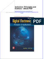 Ebook Digital Electronics Principles and Applications PDF Full Chapter PDF